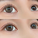 2pcs Colored Contact Lenses for Eyes Chelsea Gray Contact Lens Natural Brown Lenses Blue Eye Pupils Cosmetic Beauty Yearly