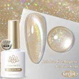 10ml Cat Magnetic Gel Sparkling Ultra Gold Glitter Soak Off UV LED Gel Nail Art Varnish Manicure Valentine's Day