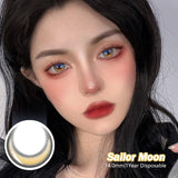 SailorMoon Series Anime Cosplay Colored Lenses Halloween Colorful Contact Lenses Multicolored Lenses Big Cover Pupils
