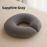 Professional Salon Use round Face Pillow Massage Bed Hole Pad Removable Cover Neck Shoulder Back Massager U-Shaped Pillow