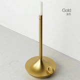 LED Candle Charging Restaurant Bar Lamp Desktop Decoration Atmosphere Touch Night Light Led Desk Lamps Candlelight Table Lamp