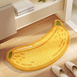 Tufting Fruit Bathroom Mat Soft Apple Orange Banana Lemon Carpet Bathmat Bedroom Rug Floor Pad Doormat Aesthetic Home Decor
