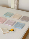Double Sided Stripes Bow Pillow Case 48x74cm Soft Comfortable Covers Cotton Pillow Cover Pillow Sham for Beds Home Decoration
