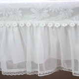 Korean Lace Tablecloth Garden Fresh Pink Bow Home Diningtable Cloth Rectangular European Wedding Decor Cloth