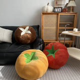Bay Window Tatami Floor Thickened Butt Cushion Round Tomato Tomato Pillow Vegetable Mushroom Persimmon Futon Cushion