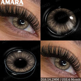 Fashion Colored Contact Lenses Natural Brown Eye Lens Gray Contact Eye Lenses Blue Lenses Contacts for Dark Eyes