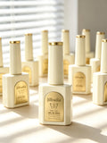 1pc 15ml Mustard Yellow Gel Nail Polish Starter Pure Soak Off No Wipe Nail Gel Polish Suitable For All Seasons