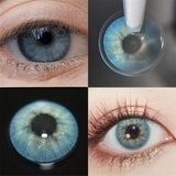 Eye Eyes Color Contacts Colored Contact Lenses Lens Small Pupil Prescription Wholesale Myopia Natural 14.2mm 2Pcs 1 Year