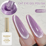 1 x 0.5 oz shimmering glitter nail polish, holographic laser ruby cat-eye gel nail polish, removable LED light manicure, DIY s