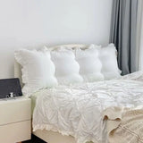 Cotton Removable Washable Bedside Soft Bag Seasonal Universal Pink Princess Style Cushion Bed Sofa Pillow Mat Dormitory Artifact