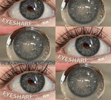 Colored Contact Lenses Fashion Blue Eye Makeup Lens Gray Beauty Pupils Brown Eyes Contact For Daily Dating 6 Months Use