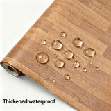 Easy To Peel And Apply Durable Water-Proof Wear-Resistant Thick Wood Grain Decorative Floor Stickers Suitable For Home Use.