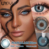 1 Pair Contact Lenses Nature Brown Color Cosmetics Multicontact Green Eye Contact Lenses For Makeup Colored Puipls