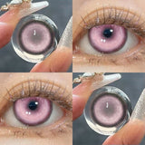 Green Colored Contact Lenses 6 Months Disposal Big Eye Soft Lens Natural Cosmetic For Coser