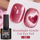 7.5ml Golden Gradient Cat Eye Nail Polish Gel Phototherapeutic Gel Soak Off Nail Magnetic Gel Polish Nail Art DlY