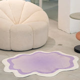 Cute Rug Gradient Fashion IG Living Room Decorative Carpet Irregular Girl Bedroom Cloakroom Fluffy Soft Anti-slip Door Floor Mat