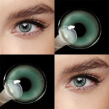 Colored Contact Lenses Lalens GENE Gray Dolce Vita Green Blue Violet Purple Color Contacts Eye Lens Eyes Half Year 2Pcs