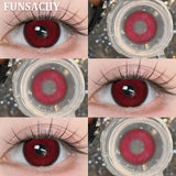 1 Pair Yearly New Korean Natural Lenses Color Contact Lenses for Eyes Color Black Brown Beautiful Pupil Fast Shipping