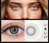 Contact Lenses 2Pcs for Eyes Green Lenes Color Permanent Makeup Machines Gray Blue Brown Lens Beauty Pupils Fast Shipping