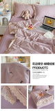 Summer Quilt Cooling Blanket Home Textile Soft Skin-friendly Thin Quilt Lightweight Air Conditioner Lightweight Bedding Washable
