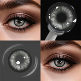 Eye Eyes Color Contacts Colored Contact Lenses Lens Small Pupil Daily Beauty Black Blue Brown 2Pcs 6 Months Half Year