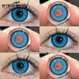Halloween White Colored Contact Lenses Cosplay Crazy Red Contact Lenses Black Anime Eye Lenses White Beauty Makeup Lens