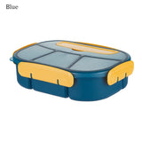 1800ML Lunch Box with Tableware, Bento Box for Worker and Students, Kid's Snack Box, Microwavable Food Storage Container