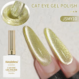 1 x 0.5 oz shimmering glitter nail polish, holographic laser ruby cat-eye gel nail polish, removable LED light manicure, DIY s