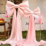 Oversized Bow Wall Decor Large Ribbon Wall Decor for Room Decor Party Wedding Booth Event Stage Background Display Christmas