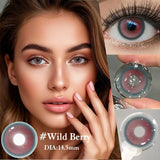 2pcs Purple Fashion Colorld Contact Lenses For Eyes Pupils Natural Lenses Eyes Brown Lenses Blue Eyes Green Lense Makeup