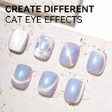 10ml Aurora Purple Cat Eye Gel Winter Northern Bright Magnetic Gel Polish Soak Off UV LED Gel Varnish Nail Art Autumn