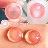 2pcs/pair Beauty Purple Contact Lenses for Eyes Myopia Colored Contact Lenses Natural Blue Lens Fashion Cosplay Pupils