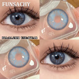 1 Pair  Contact Lenses for Eyes Color Eye Contacts Brown Gray Lens Beautiful Pupils for Makeup Yearly Use