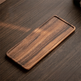 Multi-Function Wooden Tea Tray Rectangular No Splicing Serving Tray Snack Fruit Tray Coffee Serving