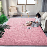 High quality and super soft plush carpet Bedroom bedside rug mat Living room children's room Non slip home decoration carpets