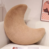 Moon Throw Pillows Soft Moon Shaped Pillows Plush Floor Cushions Middle Eastern Muslim Festival Home Bedroom Eid Al Fitr