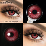 1pair/2pcs Colored Contact Lenses for Eyes Pink Contacts Purple Lens Cosplay Contact Lenses Blue Fashion Red Soft Lenses