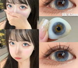 2Pcs New product  Color Contact Lenses Myopia Degree -0.00 to -8.00 natural lenses Soft Lens EyeBeauty Pupil ﻿