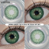 Big Eyes Color Contact Lenses Fashion Blue Colored Contact Lense Brown Softlenses Green Beauty Pupils Yearly Use