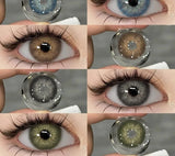 Natural Contact Lneses Colored Contact Lenses for Eyes 1pair/2pcs Blue Eye Lenses Yearly Fashion Lenses Color Contacts