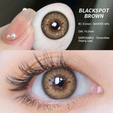 1 Pair Natural Color Contact Lenses for Eyes Beauty Pupils Gray Lenses Eye Yearly Use Brown Diopter Contact Lenses