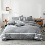 1pcs Duvet Cover Nordic sling 100 Cotton Stripes 150x200 King Size housse de couette Skin friendly Quilt Cover Bed Linen