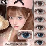 2PCS New  Style Color Contact Lenses Eyes Blue Beatuy Contacts Lens Makeup Yearly
