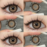 1Pair New Colored Contact Lenses for Eyes Natural Contact Lenses Blue Eye Lens Green Lenses Yearly Brown Eye Contacts