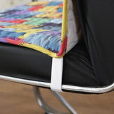 Integrated Fabric Anti Slip Seat Cushion Comfortable Backrest Cushion for Office Chairs Breathable Home Dining Chair Cover