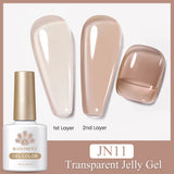 10ml Blossoming Gel Nail Polish Clear Watercolor Spreading Effect Functional Gel Easy To Apply Nail Art Design Home
