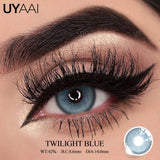 Colored Contact Lens NEW Twilight Series Cosmetics Natual Black Lens Woman Makeup Green Pupils Beauty Blue Contacts Lenses