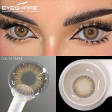 1 Pair Colorful Contact Lenses for Eyes Grey Contact Lenses High Quality Natural Brown Contact Lenses Blue Eye Lens