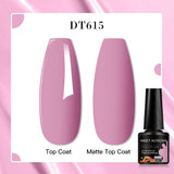 7ml Rubber Base Nail Gel Polish Nude Milky White DIY Nail Art Soak Off Gel Polish Semi Permanent Painting UV Vernis