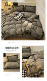 Bedclothes Lace Style Bed Sheets Set Skin-friendly Bedding Set Single Double King Duvet Cover Bed Linen Set For Girls